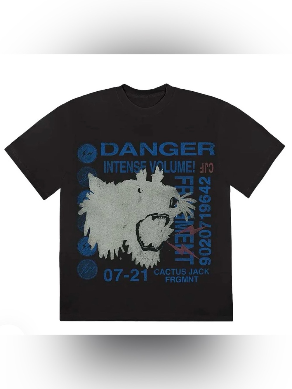 Travis Scott Danger Tee Black